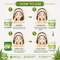 ABH 4-in-1 Facial Kit (Aloe Vera)