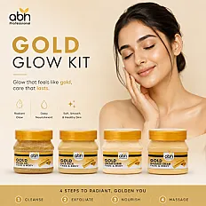 ABH 4-in-1 Facial Kit (Gold) 200ml