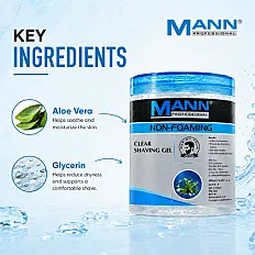 Mann Non Foaming Clear Shaving Gel