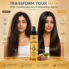 Keratin Hair Serum with Walnut Oil