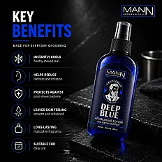 Mann Deep Blue After Shave Lotion