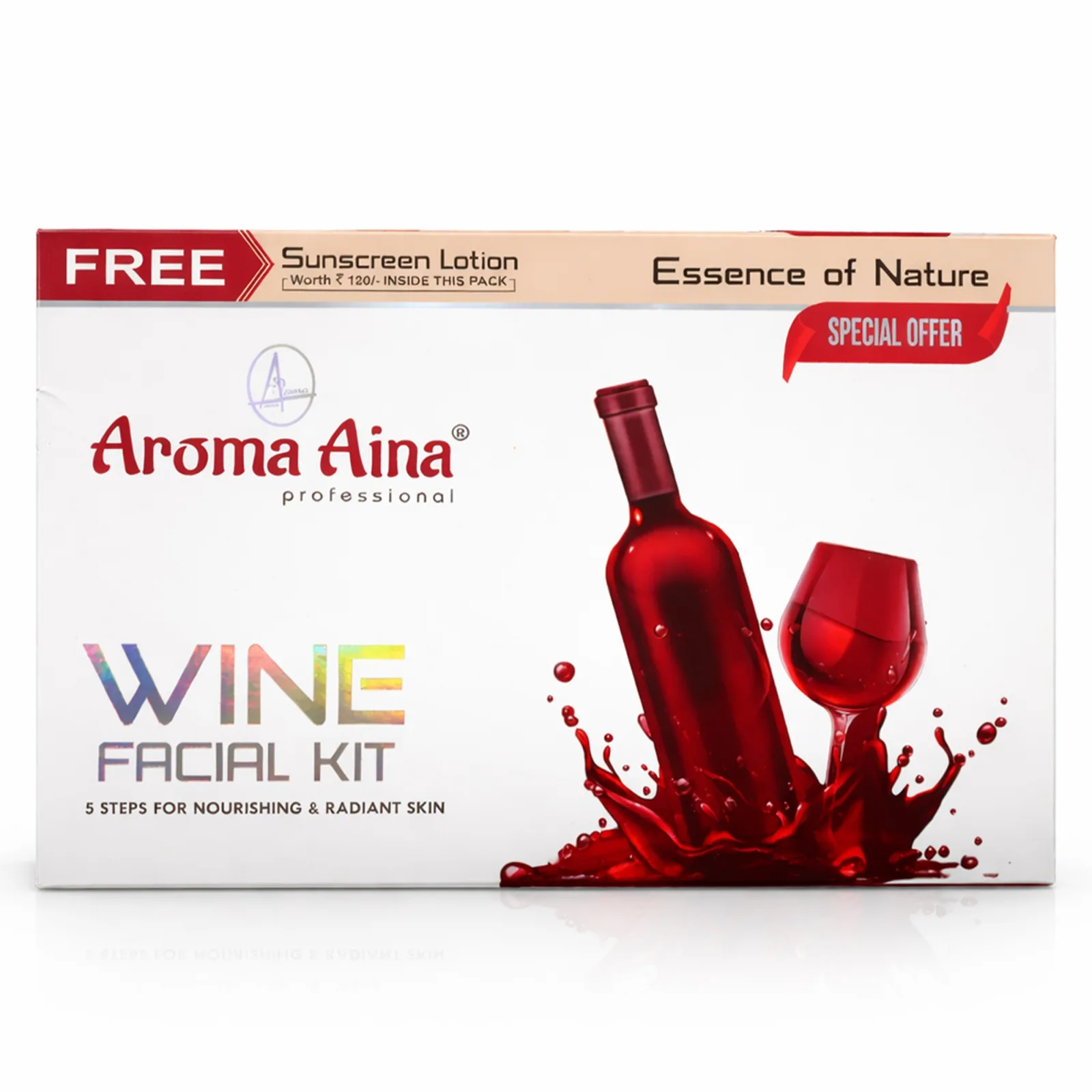 Aroma aina Mini wine facial kit