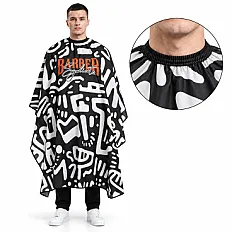 Barber Syndicate Cutting Cape – Abstract Graffiti