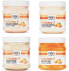 ABH Vitamin C 4-in-1 Facial Kit for Brightening & Glowing Skin